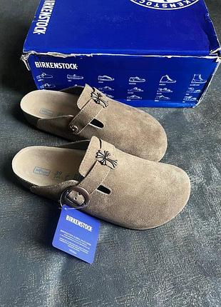 Сабо birkenstock chrome hearts