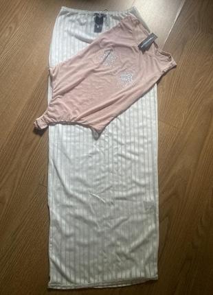 Юбка макси plt+боди в подарок 🎁