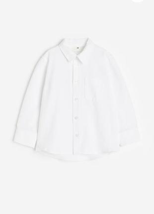 Біла сорочка h&m 140