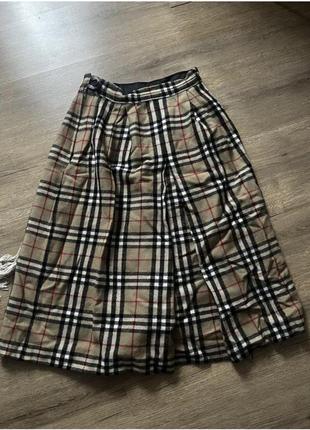 Юбка шерсть под burberry