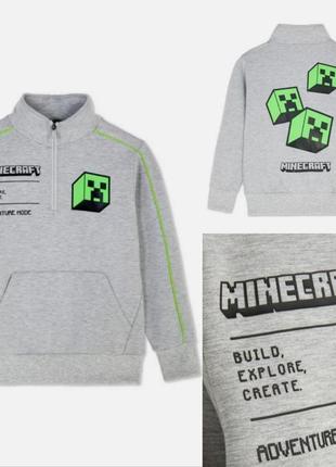 Толстовка кофта minecraft майнкрафт стив пиксель