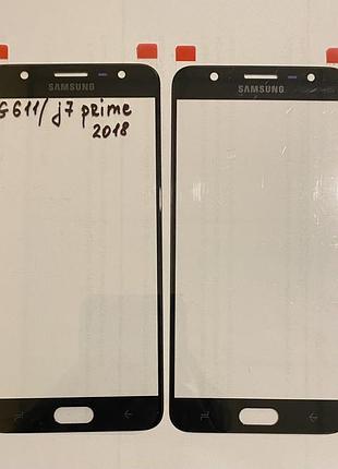 Стекло для ремонта дисплея samsung galaxy j7 prime 2018 / g611