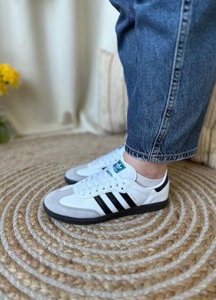 Кросівки adidas samba og white premium
