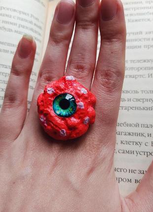 Необичное кольцо кільце шапочка мухомора гриб