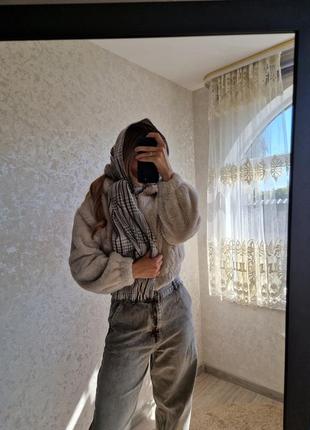Демісезонна вкорочена шубка7 фото