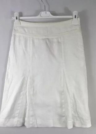 Юбка из чистого льна на подкладке. jackpot