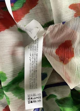 Кафтан zara  стильная пляжная туника, длинное платье limited edition9 фото