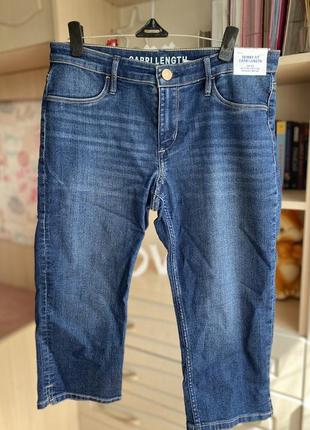 Джинсовые бриджи h&amp;m