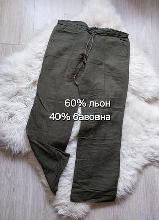 💛❤️🩵 стильные свободные брючки хаки
