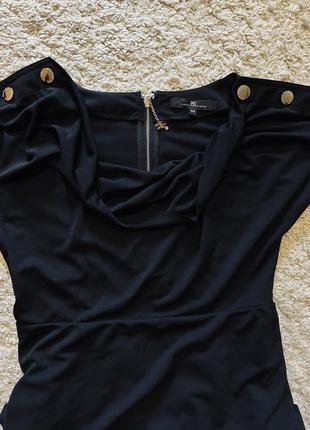 Платье коктейльное вечернее zara w&b collection. оригинал бренд мини черное платье размер s,xs указан 44