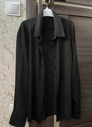 Черная рубашка atmosphere