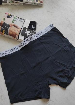 Чоловічі труси боксери набір 2 шт livergy u.s. grand polo німеччина