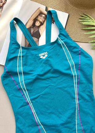 Спортивний купальник бірюзового кольору arena2 фото
