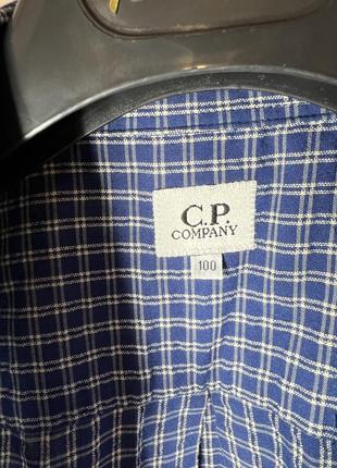 Мужская винтажная рубашка с коротким рукавом c.p.company размер l замеры : плечи 53...