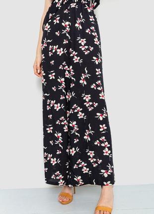 Женские брюки в цветочный принт штапель брюки весенние летние
