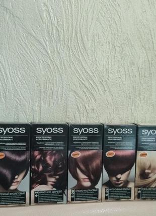 Syoss крем краска с флаконом аппликатором, наличия цвета
