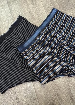 Чудова якість!!! трикотажні смугасті труси боксери від primark