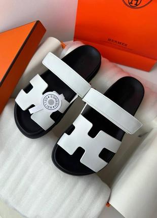 Шльопанці в стилі togo hermes chypre шипри люкс