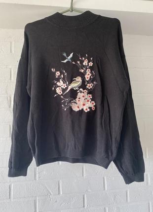 Свитер вышивка