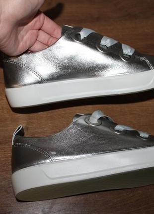 Шкіряні напівчеревики ecco soft 8 sneaker, 36 розмір
