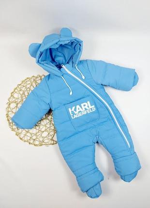 Демисезонный комбинезон на р.74-80, 80-86