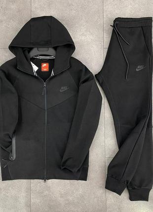 Мужской спортивный костюм nike на лето в черном цвете premium качества, стильный и очень удобный костюм на каждый день