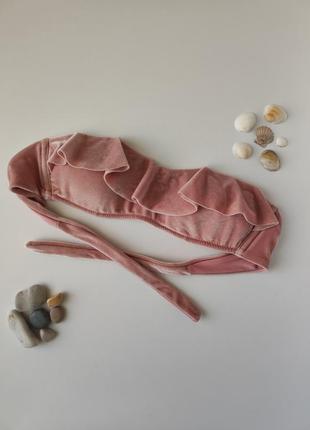 Верх от купальника calzedonia бархатный купальник