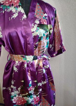 Атласний халат