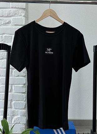 Мужская летняя футболка arcteryx orange mountains на каждый день
