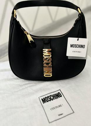Оригінальна чорна сумка хобо moschino❤️