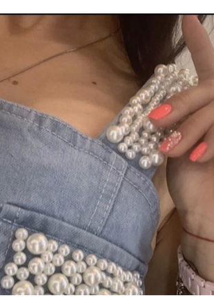 Сарафан джинсовый