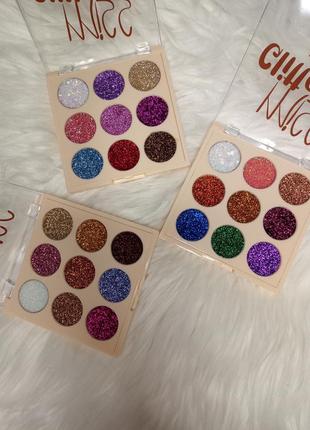 Палетка глітерів do do girl 9 color