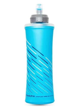 М'яка фляга hydrapak ultraflask speed 600 ml malibu blue1 фото