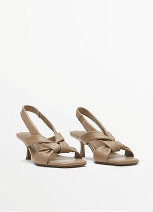 Мюли босоножки massimo dutti. размер 39.