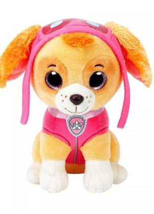 Мягкая игрушка собачка скай paw patrol, щенячий патруль, 15,5 см, новые