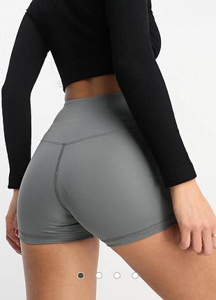 Asos 4505 серые шорты мини шортики спортивные маленький размер серый меланж