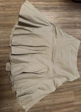 Юбка из льна
