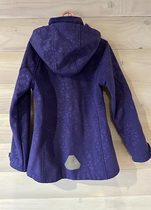 Фіолетова дитяча куртка спортивного стилю