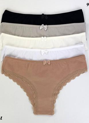 Трусы женские турция nicoletta 5 шт. m, l, xl