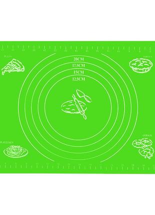 Коврик силиконовый для раскатки теста, выпечки и заморозки полуфабрикатов 25х35 см2 фото