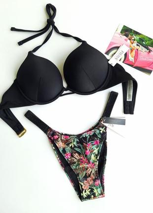 Купальник двойной пушап victoria's secret виктория сикрет оригинал