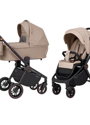 Коляска універсальная carrello epica crl-8510/1 (2in1) almond beige