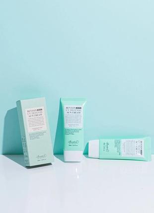 Легкий солнцезащитный крем benton air fit uv defense sun cream spf50