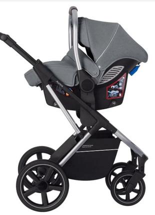 Универсальная коляска 3 в 1 carrello aurora crl-6502/2 silver grey