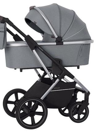 Универсальная коляска 3 в 1 carrello aurora crl-6502/2 silver grey