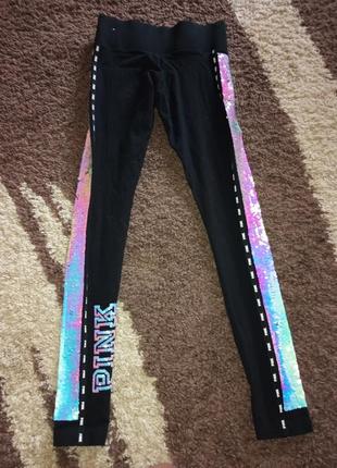 Лосины pink(victoria's secret) p.xs-s