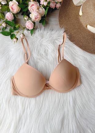 Бежевий бюстгальтер victoria’s secret