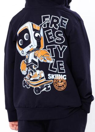 Спортивний костюм на блискавці, детский костюм на молнии, демісезонний костюм для хлопчика, спортивний костюм двонитка4 фото