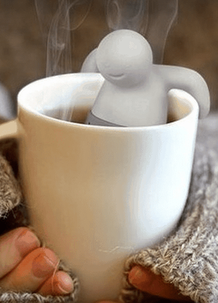 Кумедне силіконове ситечко для заварювання чаю — mr.tea gerber