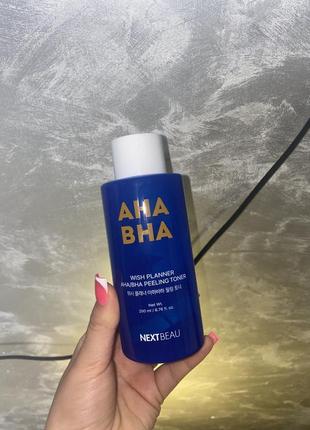 Тонер з кислотами aha-bha